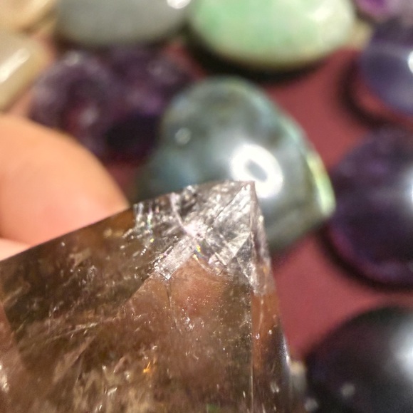 Big Smokey Quartz Double Point #2 - Picture 4 of 6